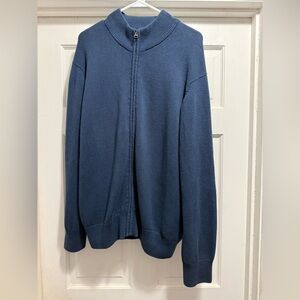 Vineyard Vines Men's Navy Zip-Up Sweater